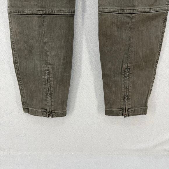 Liverpool Cargo Jeans Women's 8/29 Olive Green The Ankle Cargo Skinny Preppy - Picture 5 of 16